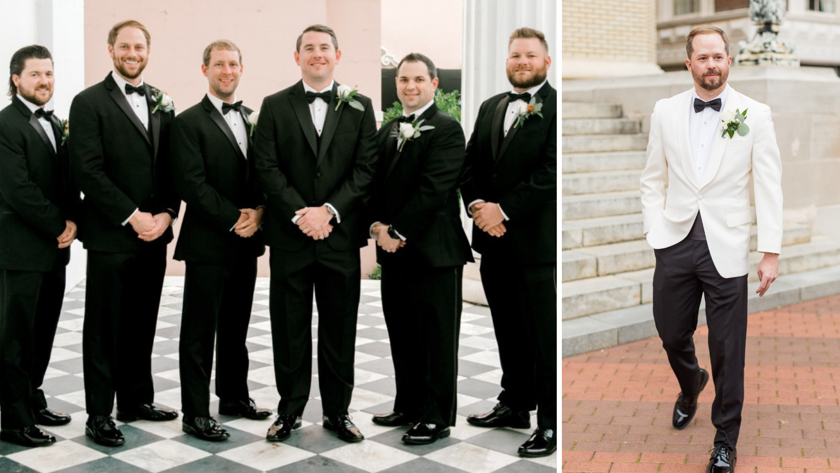 Tuxedo Examples How to plan your wedding look | Rush Wilson Limited